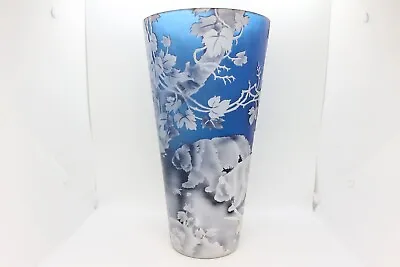 Vase In Glass Paste Relief Decoration With Polar Motifs  Signed  Gallé  • £1349.89