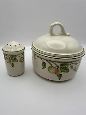 Wedgwood Wild Apples Covered Dish With Lid And Shaker • $39.99