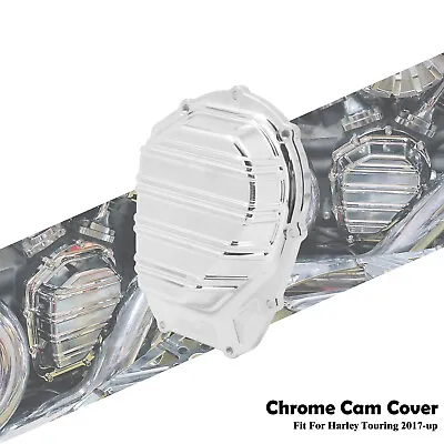 CNC Chrome Engine Cam Cover Fit For Harley Touring Trike 2017 Up M8 18+ Softail • $128.71