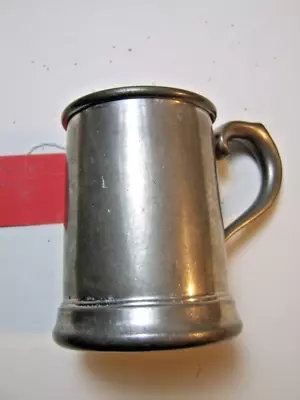 Vintage Shirley Williamsburg Virginia Pewter Tankard Stein Mug 5  Handmade #1 • $39.99