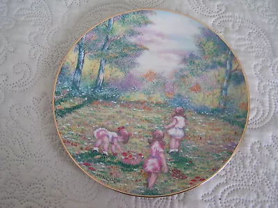 Calhouns Collectior Plate Dominic Mingolla 1977 Picking Flowers Authenticated • $7