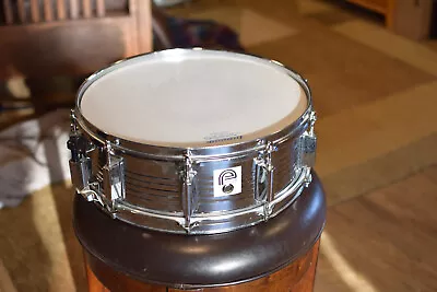 10 Lug Percussion Plus Chrome Snare Drum Ludwig & Remo Heads • $85