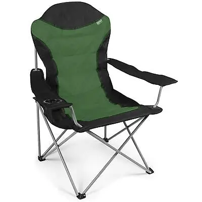Kampa Xl High Back Chair Folding Lightweigh Camping Caravan Festival Fern Green • £29.95