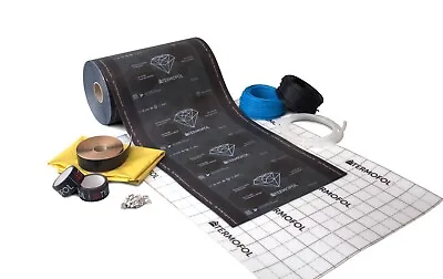 £134.99 • Buy Underfloor Heating System Complete Kit Set Premium 140W Foil Film Mat 0.5m Wide