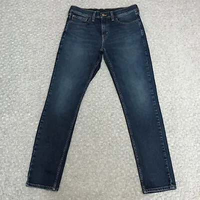 Levis Denizen Jeans Womens 32 Blue Skinny Fit Mid Rise Denim Faded Normcore • £10.68