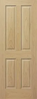 4 Panel Raised Select & Better Poplar Stain Grade Solid Core Wood Interior Doors • $346