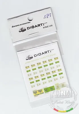 DioArt 1/35 WWII German Cigarette Packs (x1 Sheet) • $5.15