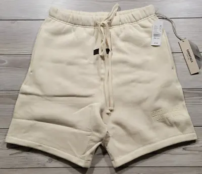 Fear Of God Essentials Sweat Shorts Egg Shell Men’s Size S Trendy Hype Style • $64.99