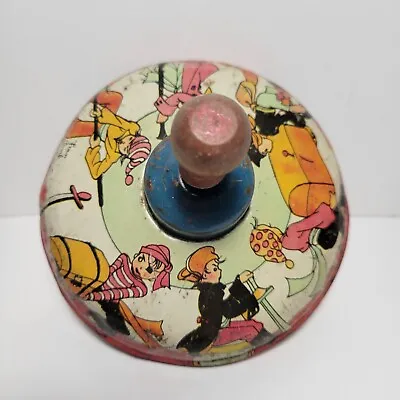 Vintage Ohio Art By FERN BISEL PEAT Tin Litho Spinning Top  • $6.75