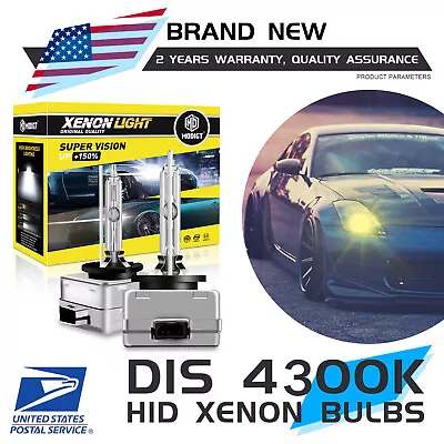 Set Of 2 For  Escalade 2006-2011 4300K D1S HID Headlight Bulb Low & High • $24.39