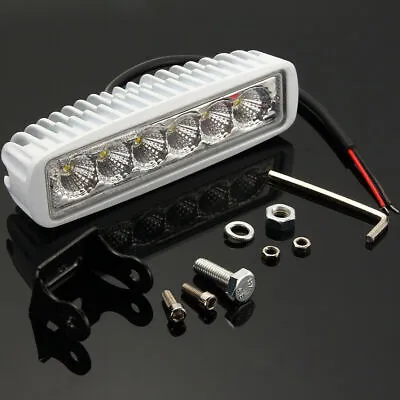 12V 6  LED Marine Spreader Deck/Mast Work Lights White For Boat Flood Light Bar • $12.20