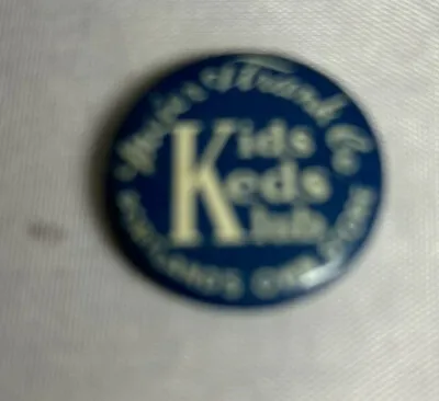 1930's Meier & Frank Co. KIDS KEDS KLUB Portland Oregon 7/8  Pinback Button • $12