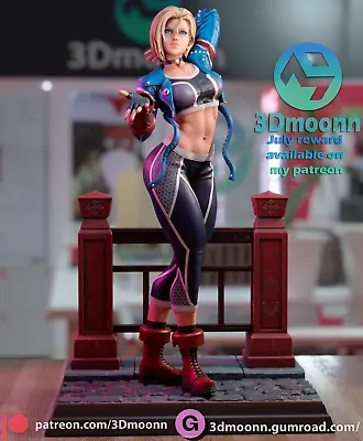 Cammy/Street Fighter/ 3D Moon/Fan Art /Model Kit/Standard • $275