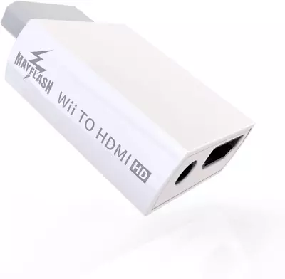 MAYFLASH Wii To HDMI Converter 1080P For Full HD Device Wii HDMI Adapter With 3 • $26.86