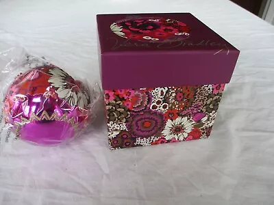 Vera Bradley Rosewood Holiday Christmas Ornament W/ Box 2015 NIB Sealed • $17.99