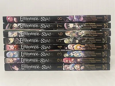 The Eminence In Shadow Manga Volumes 1-8 Brand New English Yen Press • $99