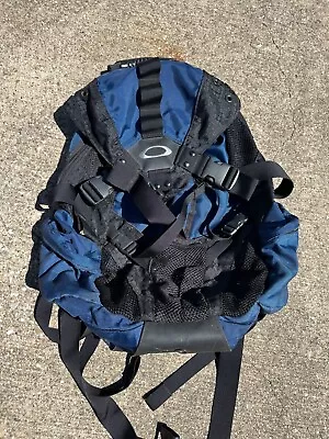 Vintage Y2k Oakley Tactical Backpack Black Blue/Black Hiking  • $20