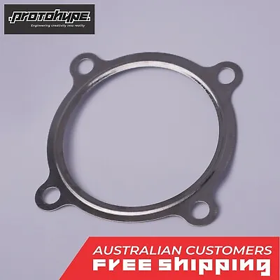 GT30/35 T3/T4 2.5  Turbo 4 Bolt Down/Dump Pipe Gasket Stainless Steel Embossed • $9.97