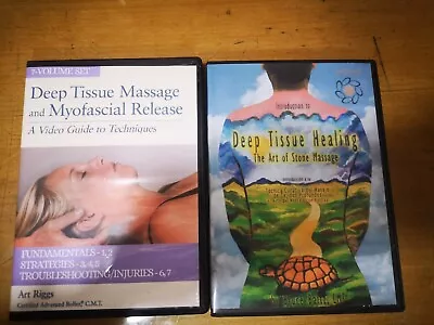 Learn Deep Tissue Massage Courses 8 DVD's Bundle Art Riggs Bruce Baltz Set • $89