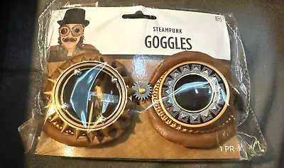 Steampunk Spikes Goggles Victorian Welding Cyber Gothic Costume NEW • $13.59