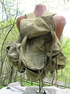 North Vietnam Army NVA Rucksack Khaki SOG LRRP Pack Map Pocket • $12.50