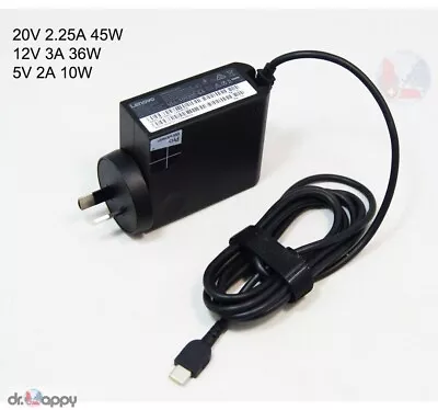 AU 45W Type-C USB-C Power Adapter For Lenovo Thinkpad E580 20KS 20KT 20KU • $57