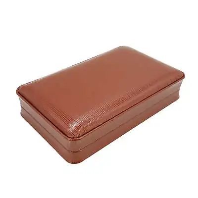 Large Brown Faux Leather Quality Gift Box For Necklaces Or Bracelets • £14.99