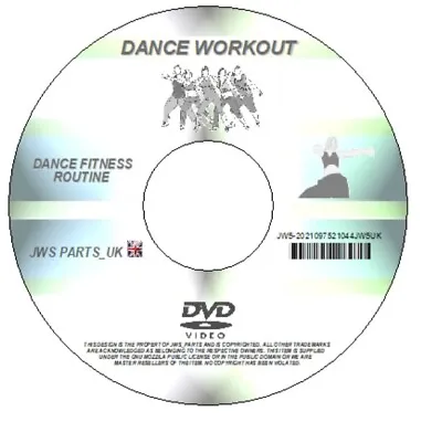 DANCE FITNESS WORKOUT DVD - FIT ZUMBA FUN WEIGHTLOSS EXERCISE Uk • £4.99