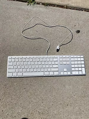 Apple A1243 Wired Mac Standard USB Keyboard W/ Numeric Keypad • $5