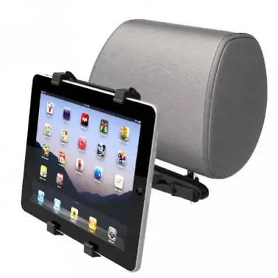 PREMIUM HEADREST CAR MOUNT SEAT BACK HOLDER CRADLE DOCK TRAVEL KIT For TABLETS • $16.78