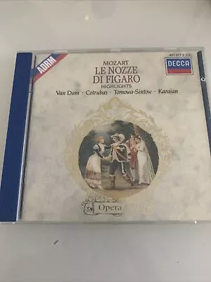 Le Nozze Di Figaro Highlights CD :  Wolfgang Amadeus Mozart • £4.49