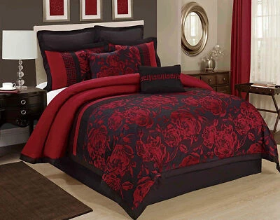 $76.99 • Buy HIG 8 Piece  Jacquard Patchwork Comforter Set -Exquisite Fashion And Unique