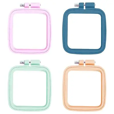 Cross Stitch Embroidery Hoop Frame Smooth Non Slip For Needlework Quilting • £4.15