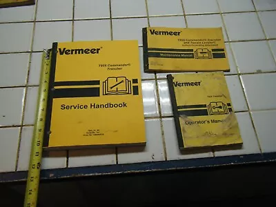 Vermeer T855 Trencher Shop Service Repair Handbook + Maintenance Operator Manual • $127