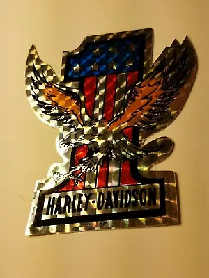 HARLEY DAVIDSON 1970's PRISM STICKER VINTAGE #1 MOTORCYCLE CHOPPER NOS DECAL • $19.95