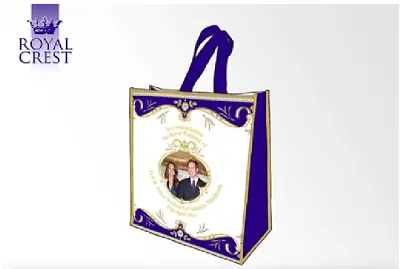 Prince William And Kate Middleton Shopping Bag Commemorate Royal Wedding 2011 • £9.99