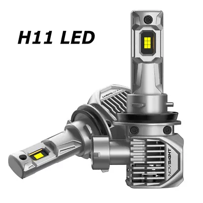 NOVSIGHT LED Headlight Kit H11 H8 H9 6500K White Fog Light Bulbs High/ Low Beam • $49.99