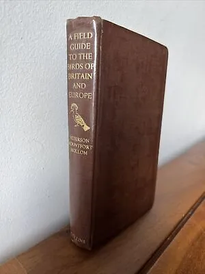 A Field Guide To The Birds Of Britain & Europe Peterson Mountfort 1967 Collins • £6.99