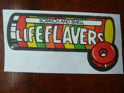 Vintage 80s Scratch N Sniff Sticker Mello Smello Lifeflavers Lifesavers Candy • $9.99