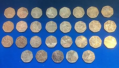 2011 50p Olympic Coin Collection. Full List Fifty Pence. See Listing. You Choose • £1.75