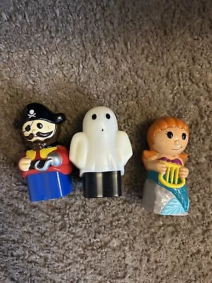 Mega Bloks First Builders Lot Of 3 Hard To Find Figures Mermaid Ghost Pirate • $25