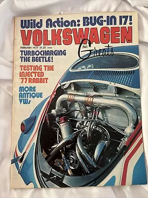 Volkswagen Greats Magazine Feb 1977 Drag Racing Beetle Bug Porsche Custom VW • $11.77