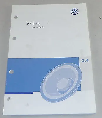 Operating Instructions VW Radio RCD 300 Installed In Polo Golf Passat And Much More From 02/2005 • $10.53