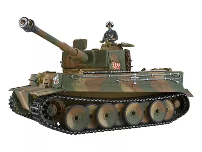 2.4Ghz 1/16 Tiger I RC Tank Middle Versio Metal Edition With Barrel Recoil R/C  • $519.99