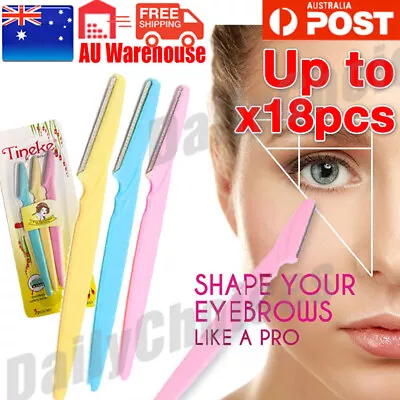 Facial Eyebrow Razor Trimmer Shaper Shaver Blade Knife Hair Remover Razer AU • $2.95