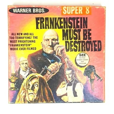 Super 8mm Frankenstein Must Be Destroyed #264 1970 Warner Bros Ken Films B&W • $29.99