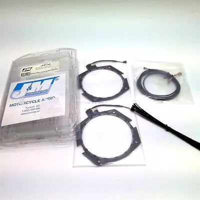 J&M 1998-2013 Harley Fairing Speaker LED Light Ring LRHD-FS50 • $90