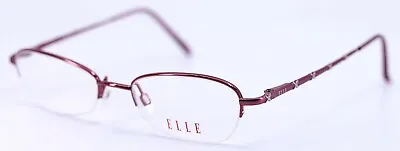 ELLE EL18597 PK Pink Cat Eye Womens Semi Rimless Eyeglasses Frames 48-18-135 • $29.99