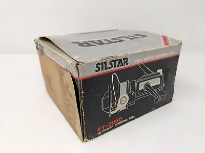 Silstar Hi-Power Spinning Reel ET-2060 Fishing Vintage W/ Original Box • $14.99