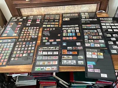 GB Stamps QV-QE 19 Cards Mint And Used Good Selection 1 • £49.50